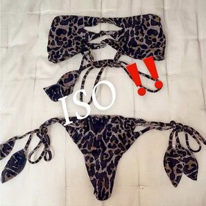 Leopard Print Bikini Set